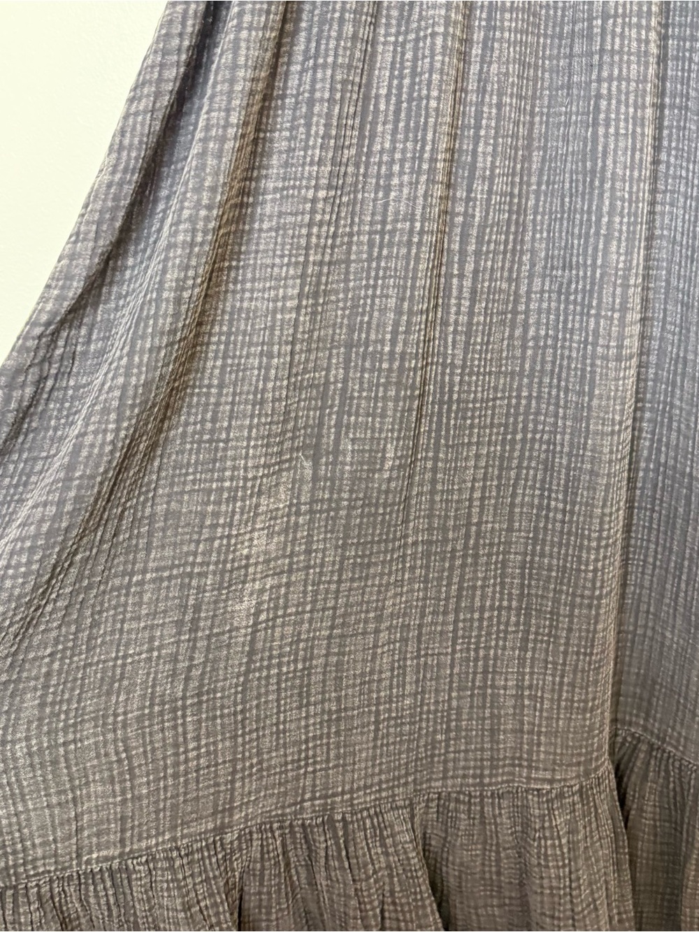 Anthropologie Malika Gauze Maxi Dress in washed black size small open back - Picture 13 of 15